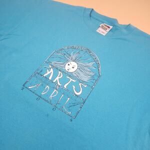 2004 Custom Art T Shirt Arts Festival Sun Anime Art Style Mens XL